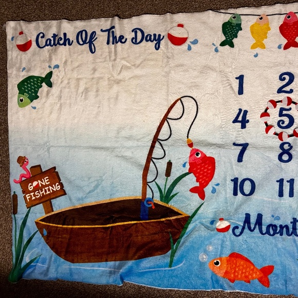 ‼️SOLD‼️ Monthly Milestones Blanket - Picture 2 of 2